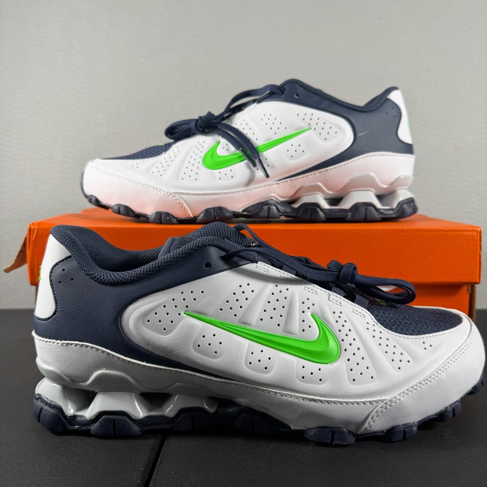 Nike Reax 8 NSW SL Mens Training Shoes White Green Strike 616272-102 Size 10